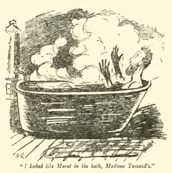 Sembravo Marat nella vasca, Madame Tussaud